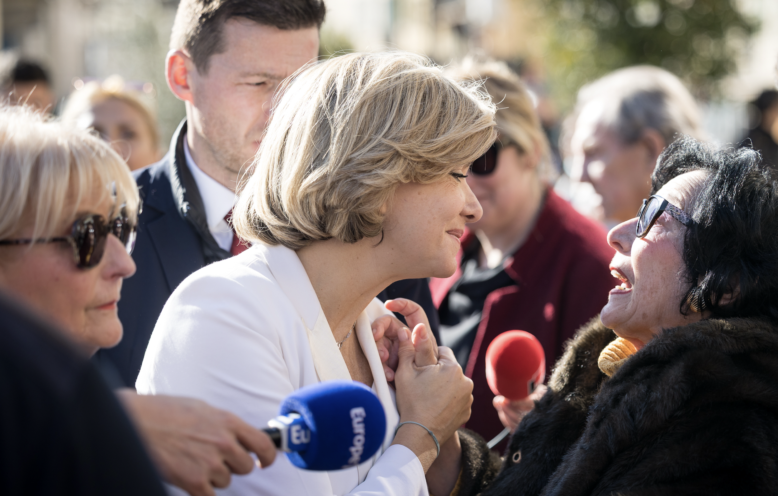 Valérie Pécresse pendant la campagne présidentielle